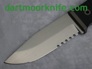 Rob Bayley serrated S4 Knife for sale c/w firesteel and DC3
