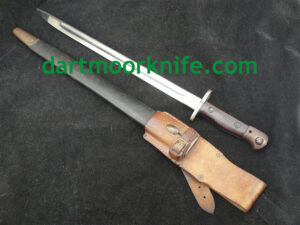 British WW1 SMLE 1907 pattern Wilkinson Bayonet with Scabbard